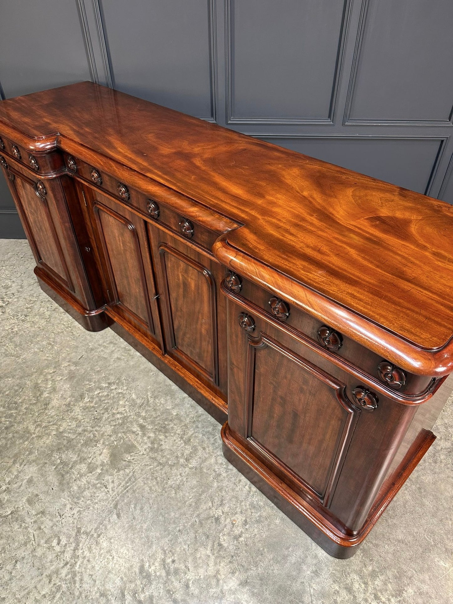 Magnificent Large Mahogany Sideboard