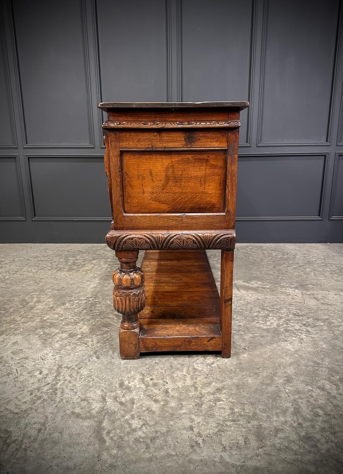 Solid Oak Potboard Dresser