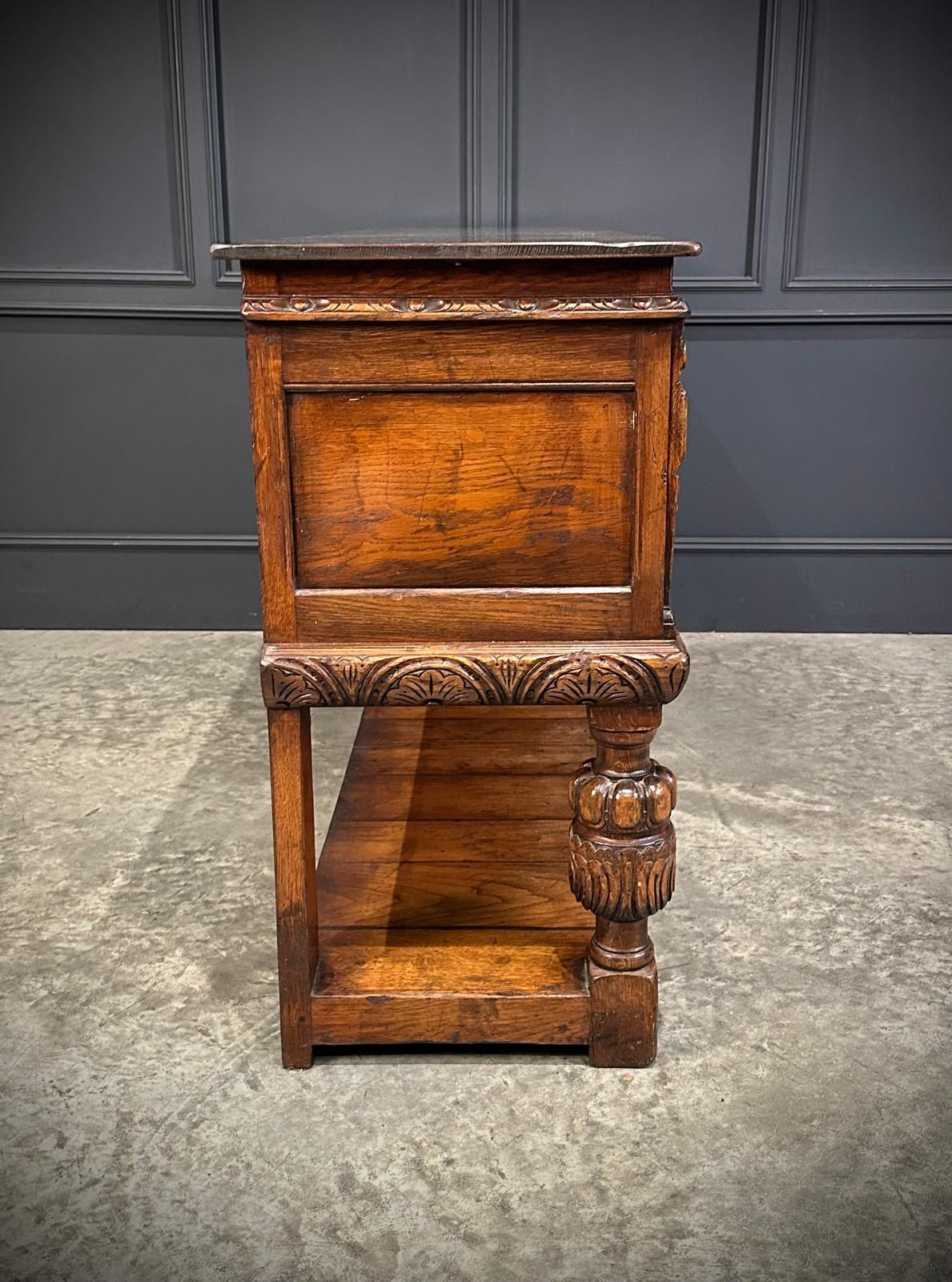 Solid Oak Potboard Dresser