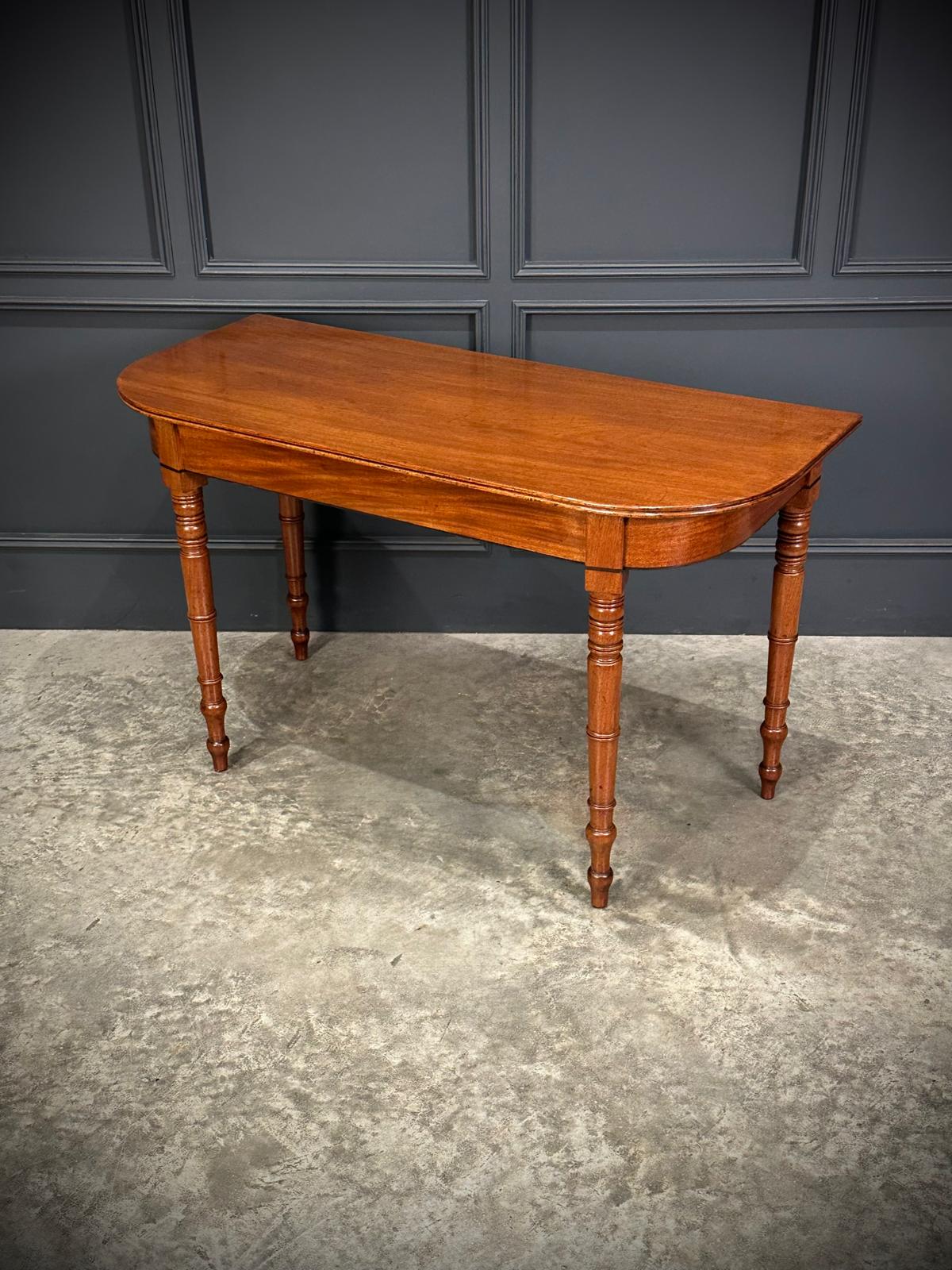 Pair of Regency Mahogany Console Tables