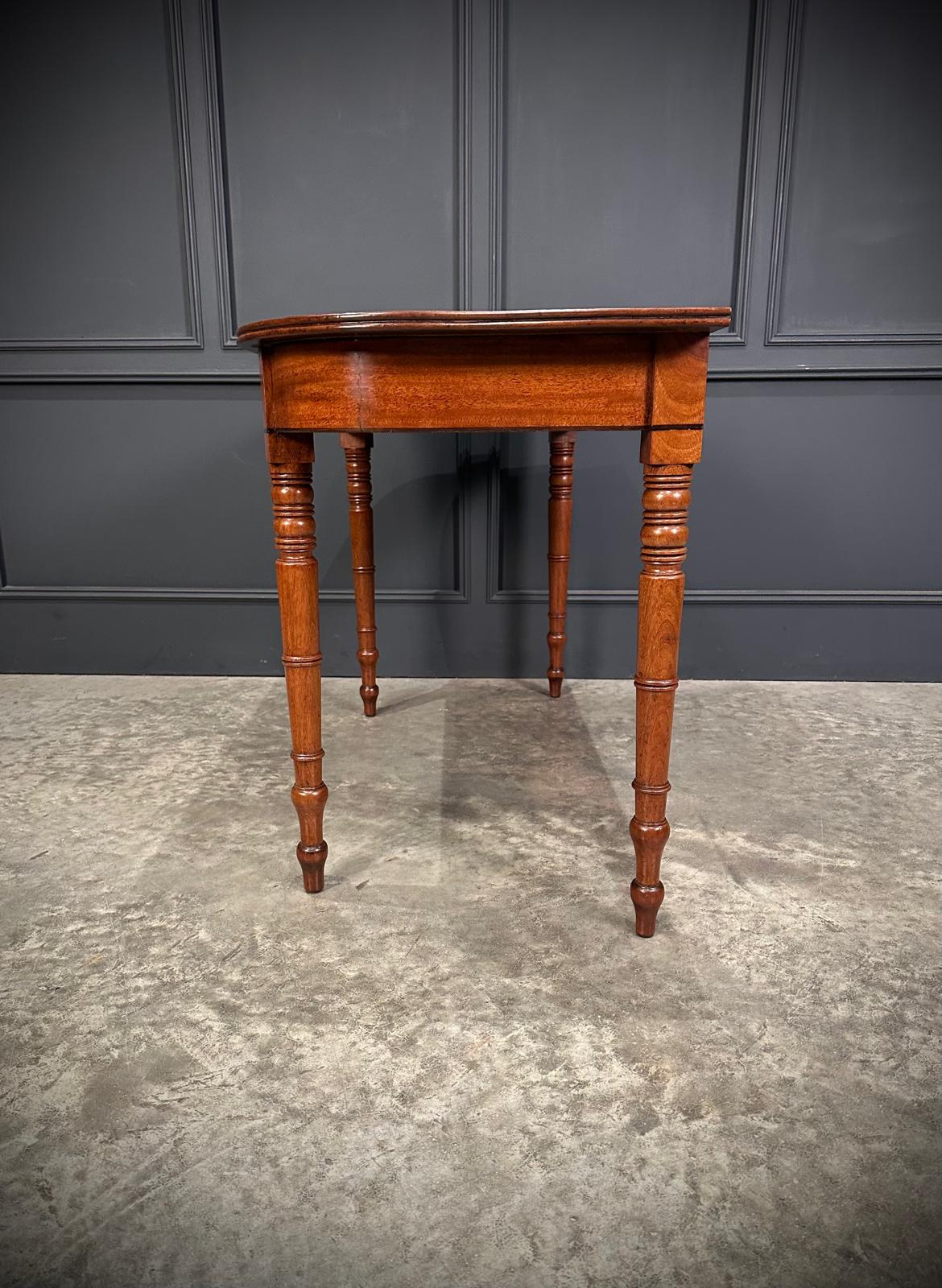 Pair of Regency Mahogany Console Tables