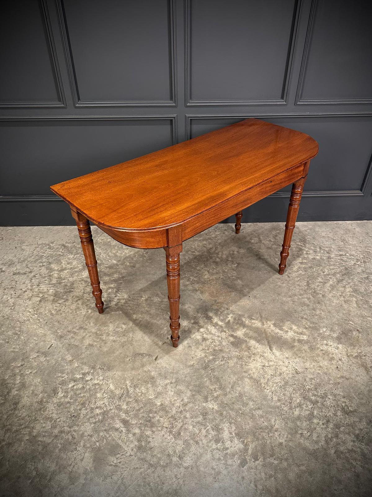 Pair of Regency Mahogany Console Tables