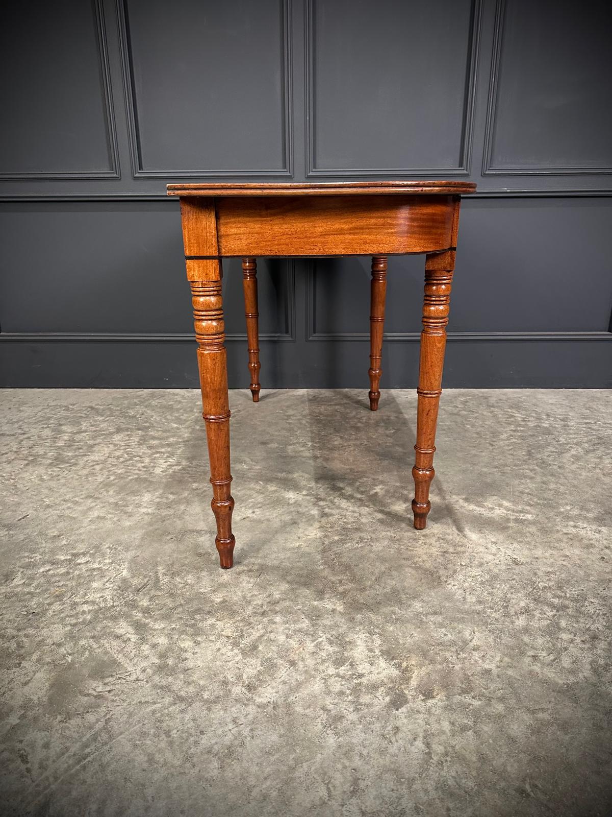 Pair of Regency Mahogany Console Tables