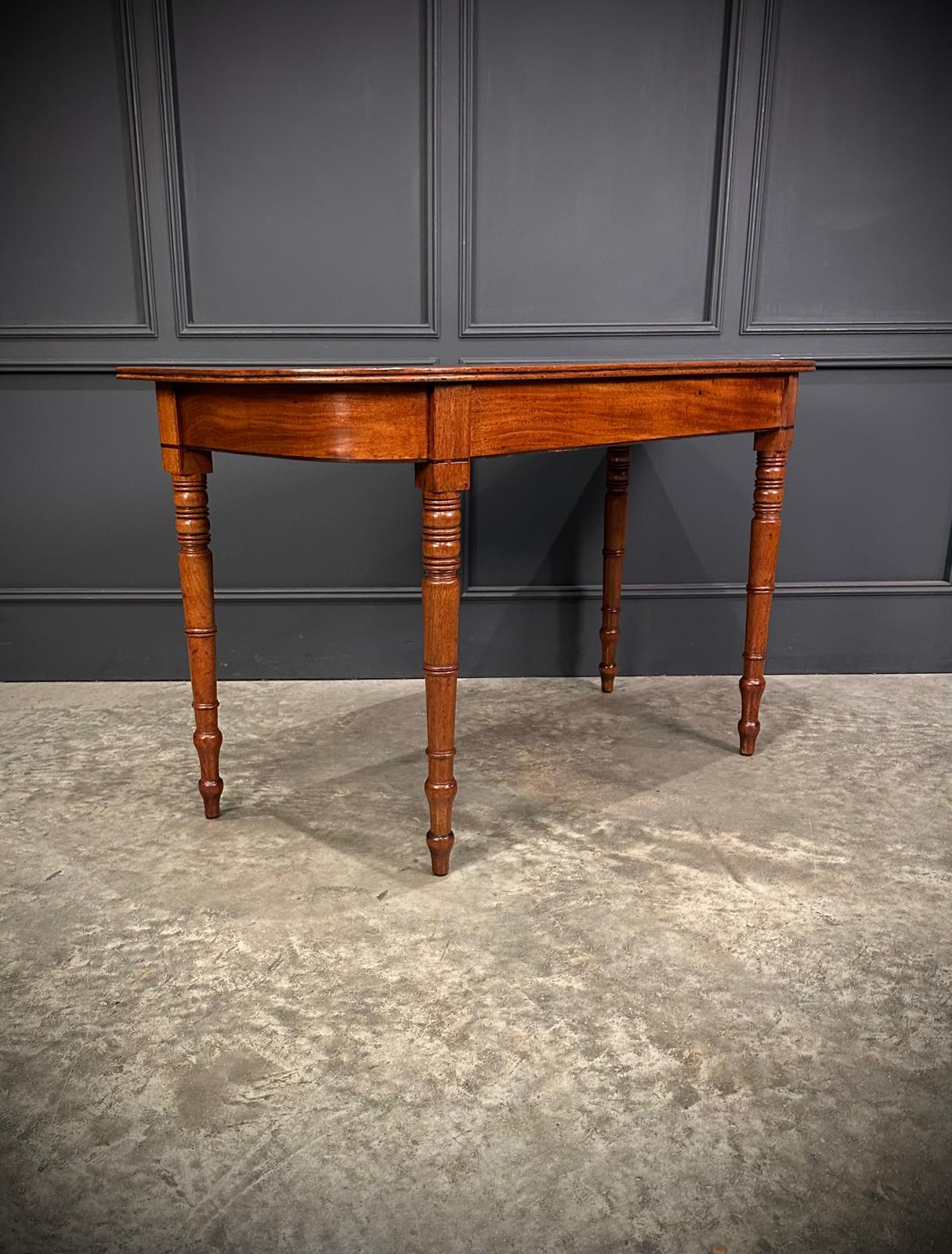 Pair of Regency Mahogany Console Tables