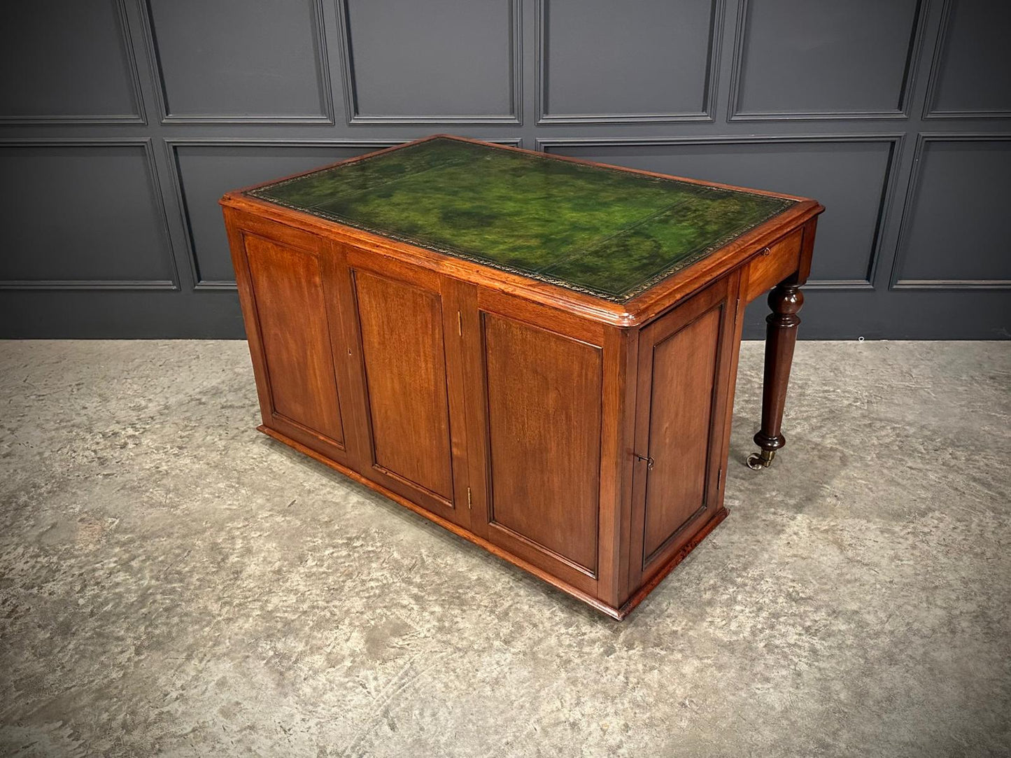 Rare Victorian Mahogany Specimen Desk
