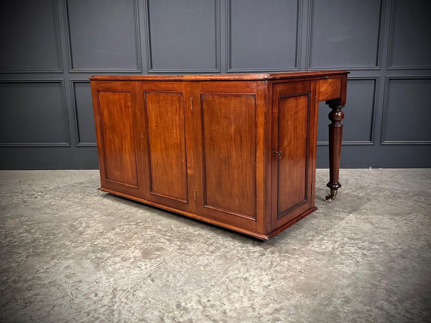 Rare Victorian Mahogany Specimen Desk