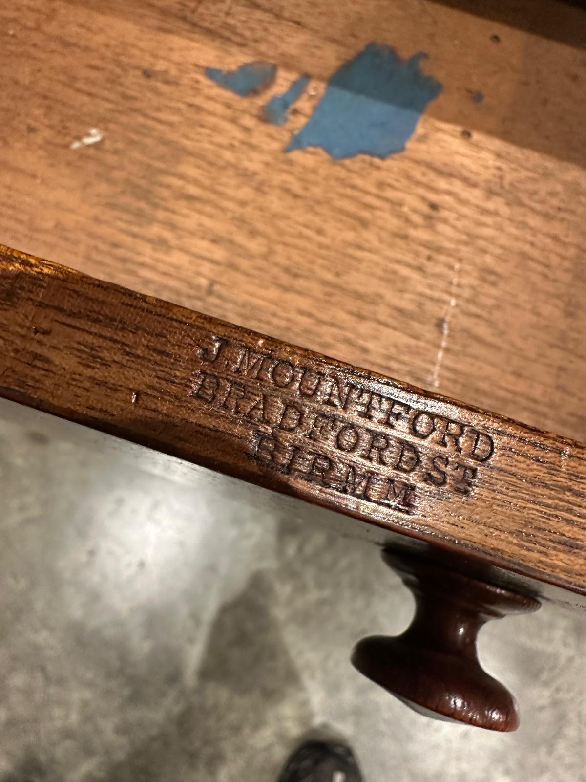 Rare Victorian Mahogany Specimen Desk