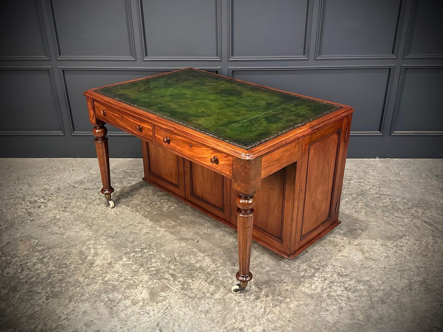 Rare Victorian Mahogany Specimen Desk