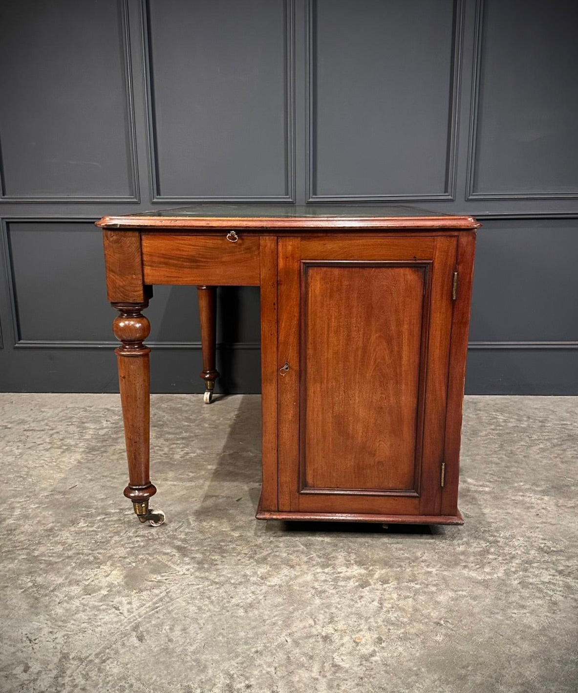 Rare Victorian Mahogany Specimen Desk