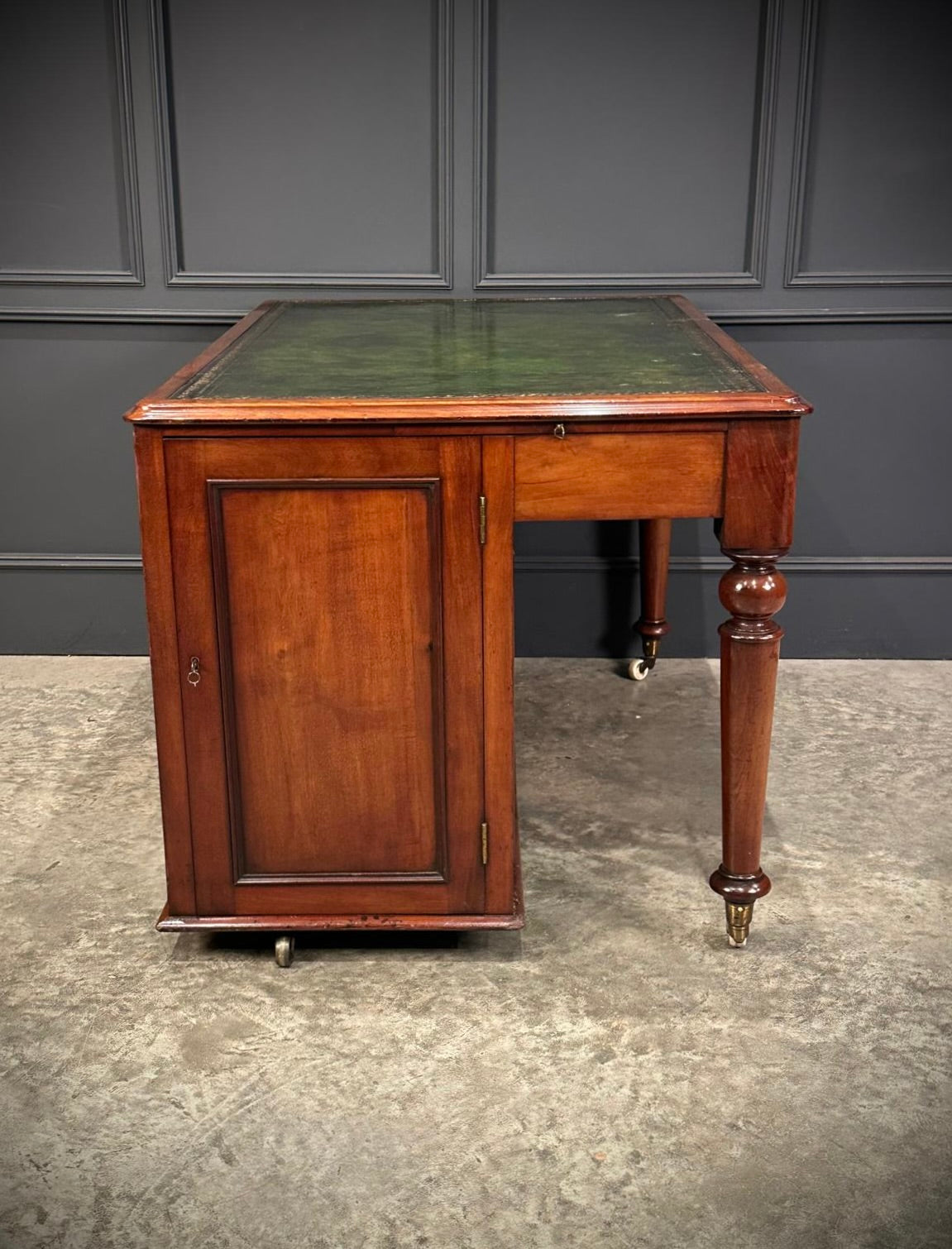 Rare Victorian Mahogany Specimen Desk
