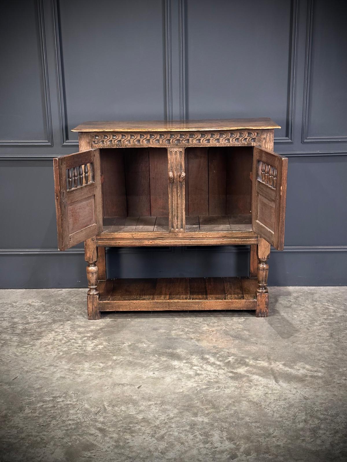 Slim Oak Cheese Cupboard