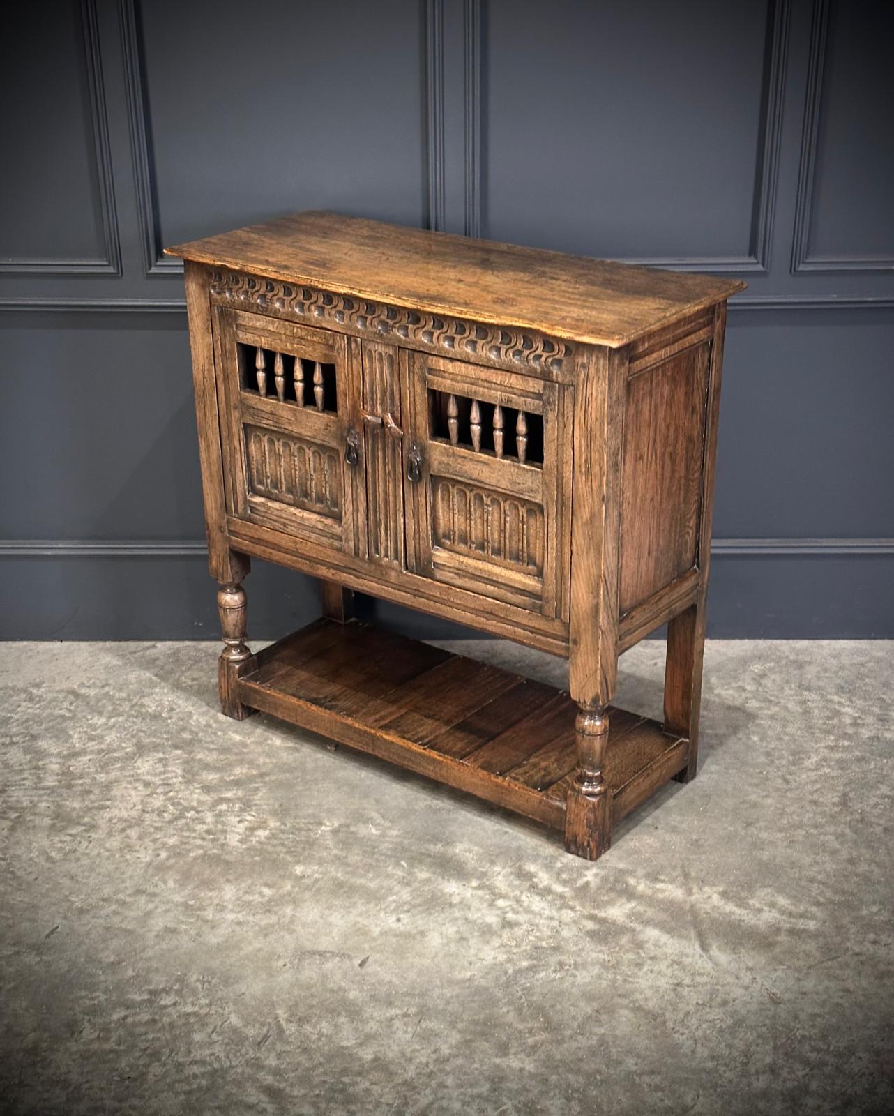 Slim Oak Cheese Cupboard
