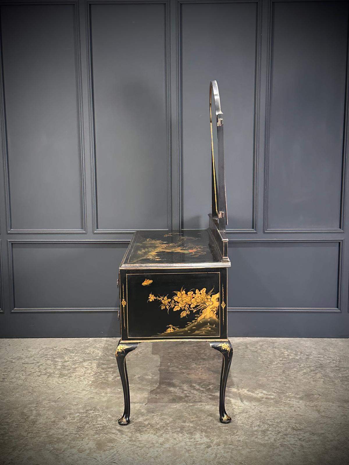 Chinoiserie Lacquered Dressing Table