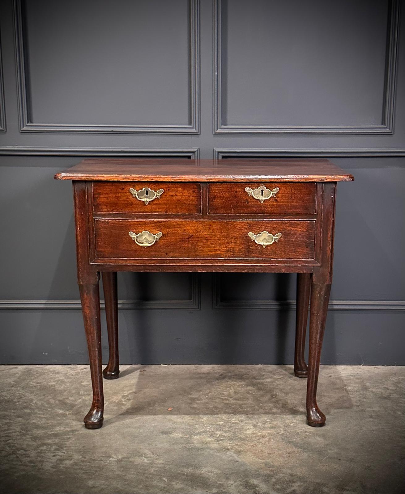 Queen Anne Oak Lowboy