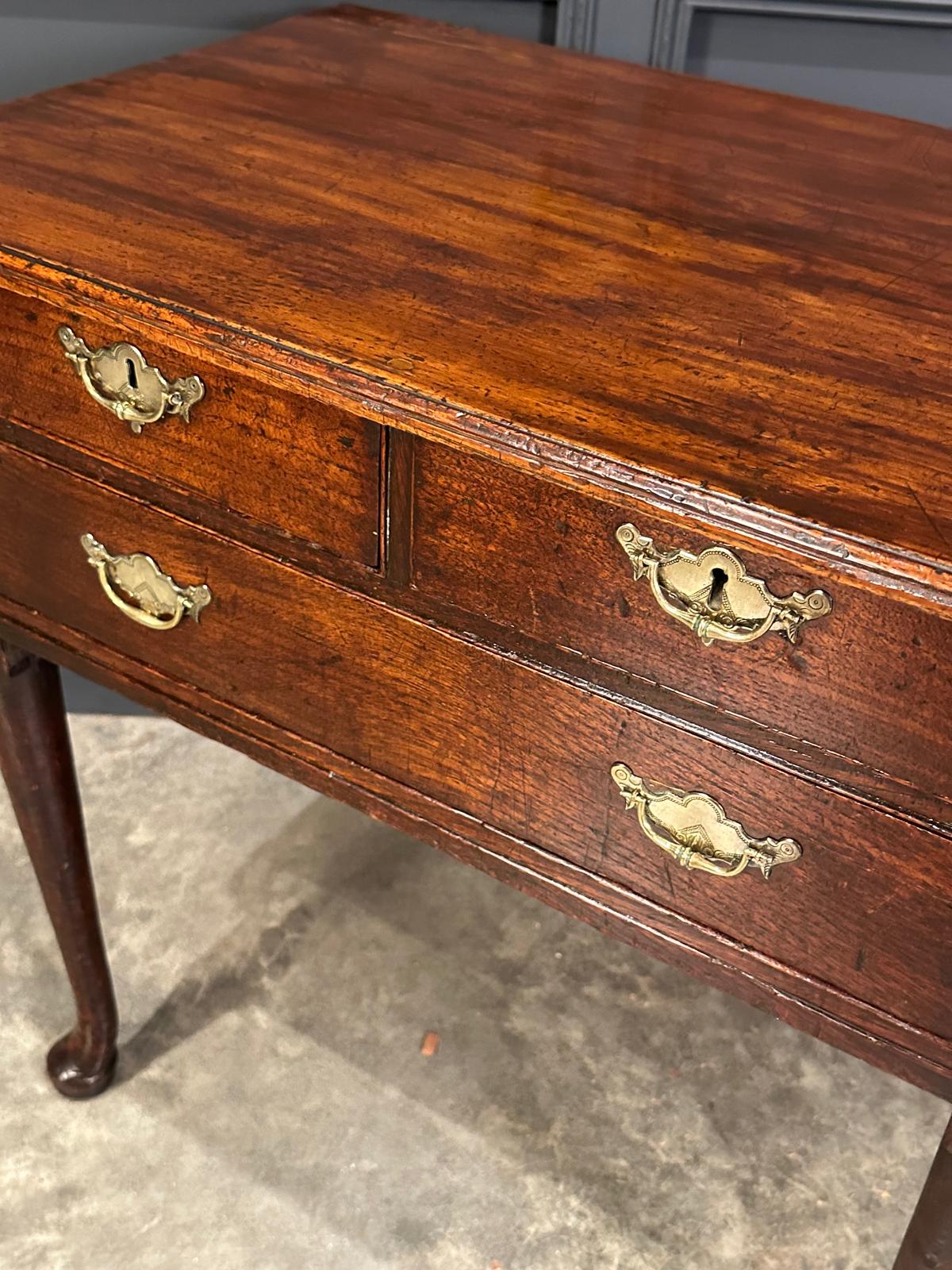 Queen Anne Oak Lowboy