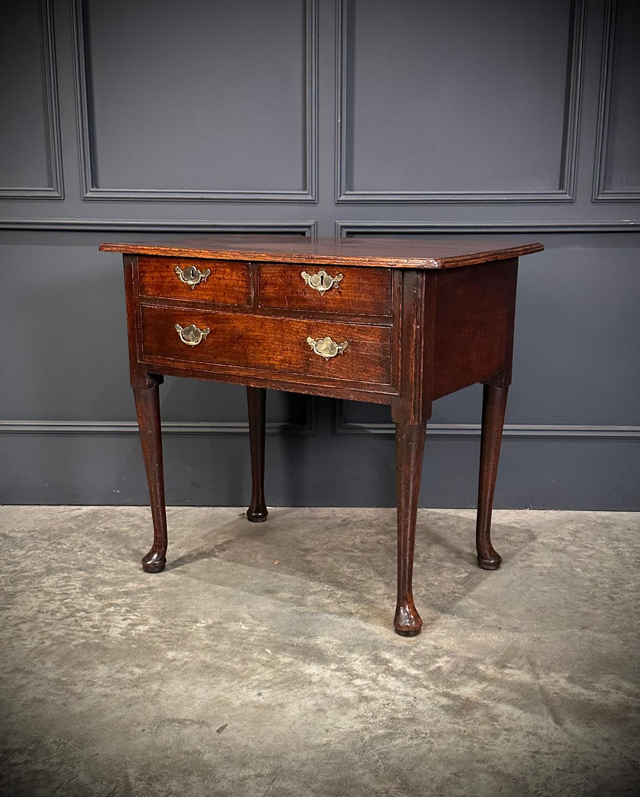 Queen Anne Oak Lowboy
