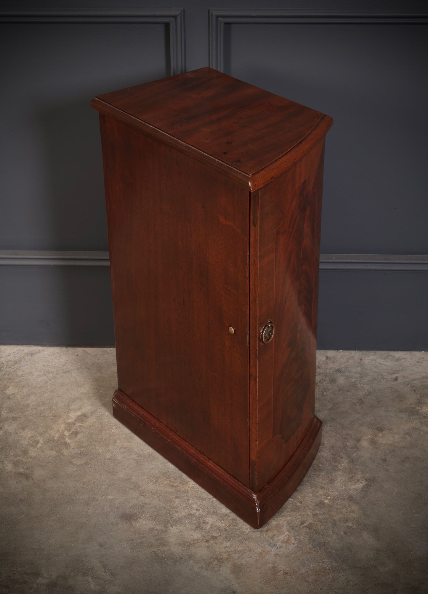 Pair Of Regency Mahogany Pedestal Cabinets