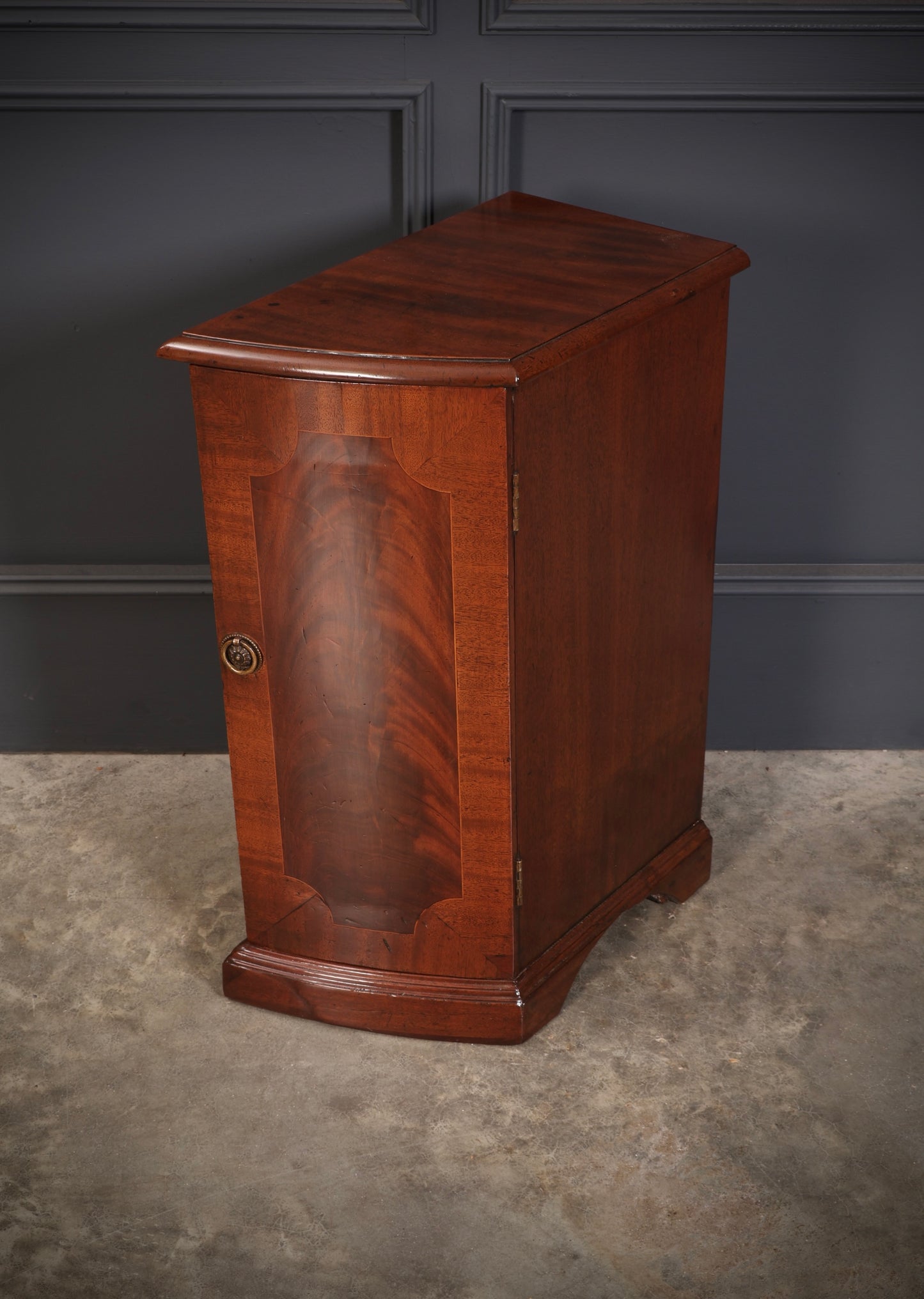 Pair Of Regency Mahogany Pedestal Cabinets