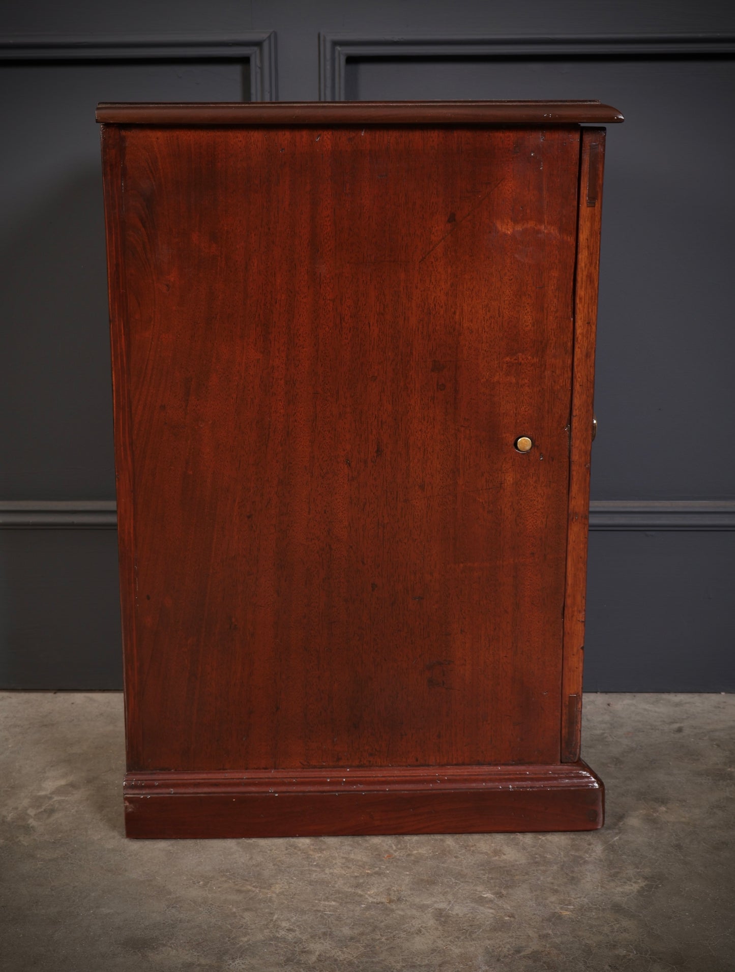 Pair Of Regency Mahogany Pedestal Cabinets