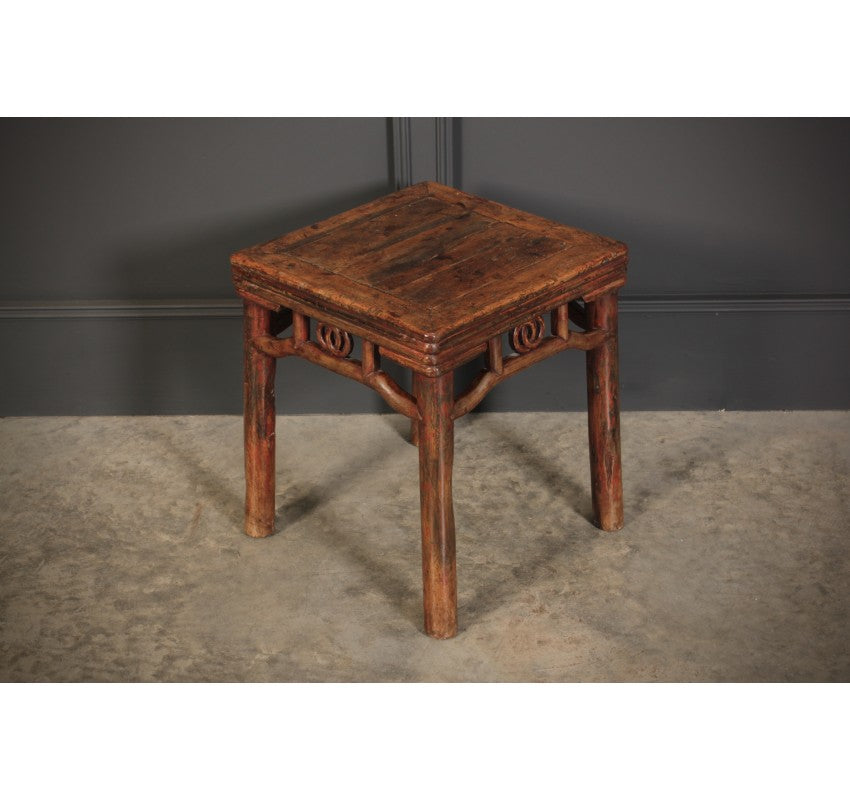 Pair of Chinese Elm Bedside Tables