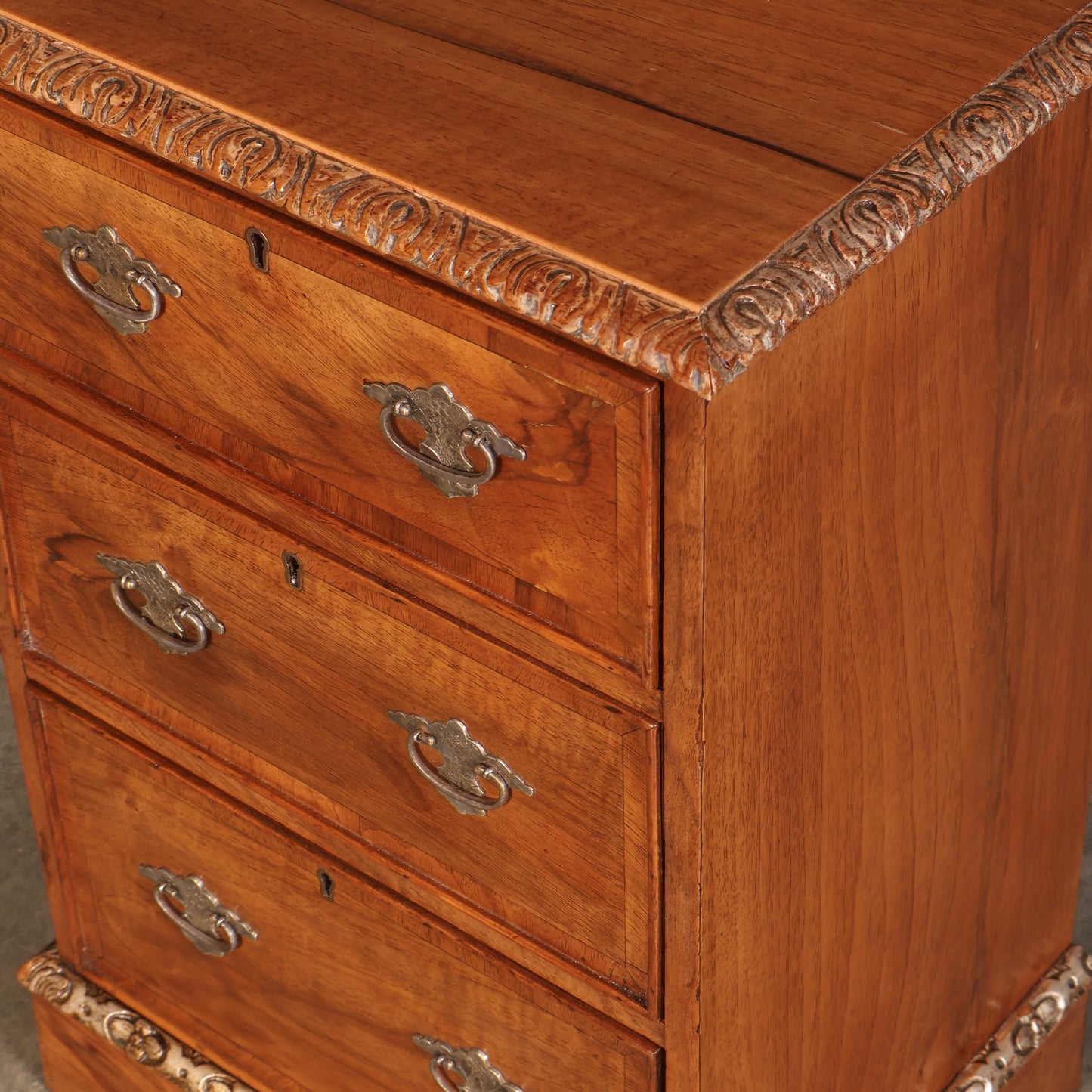 Pair of Walnut Bedside Chests