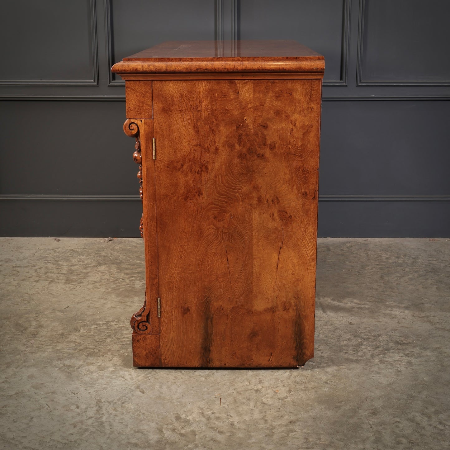 Victorian Pollard Oak Sideboard
