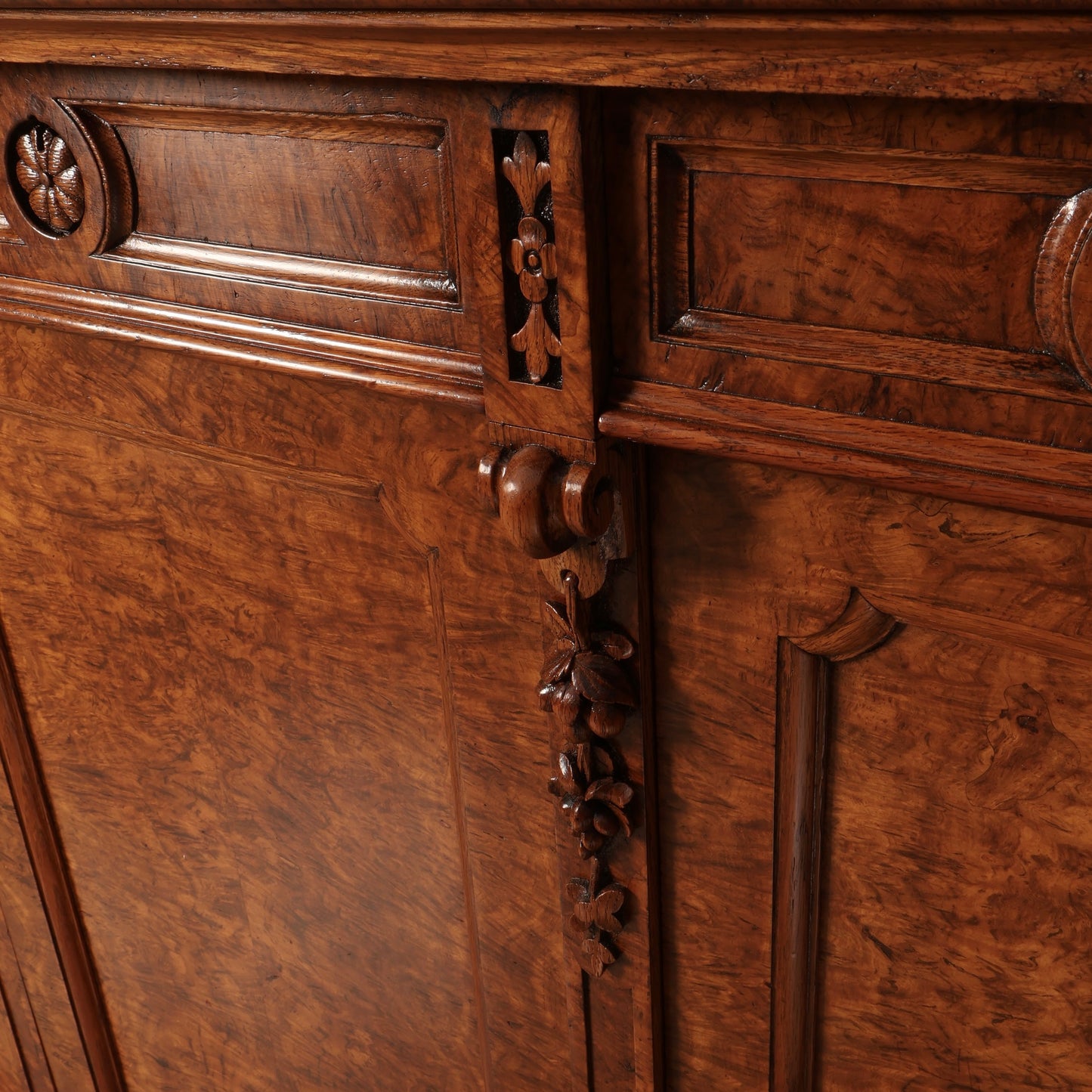 Victorian Pollard Oak Sideboard