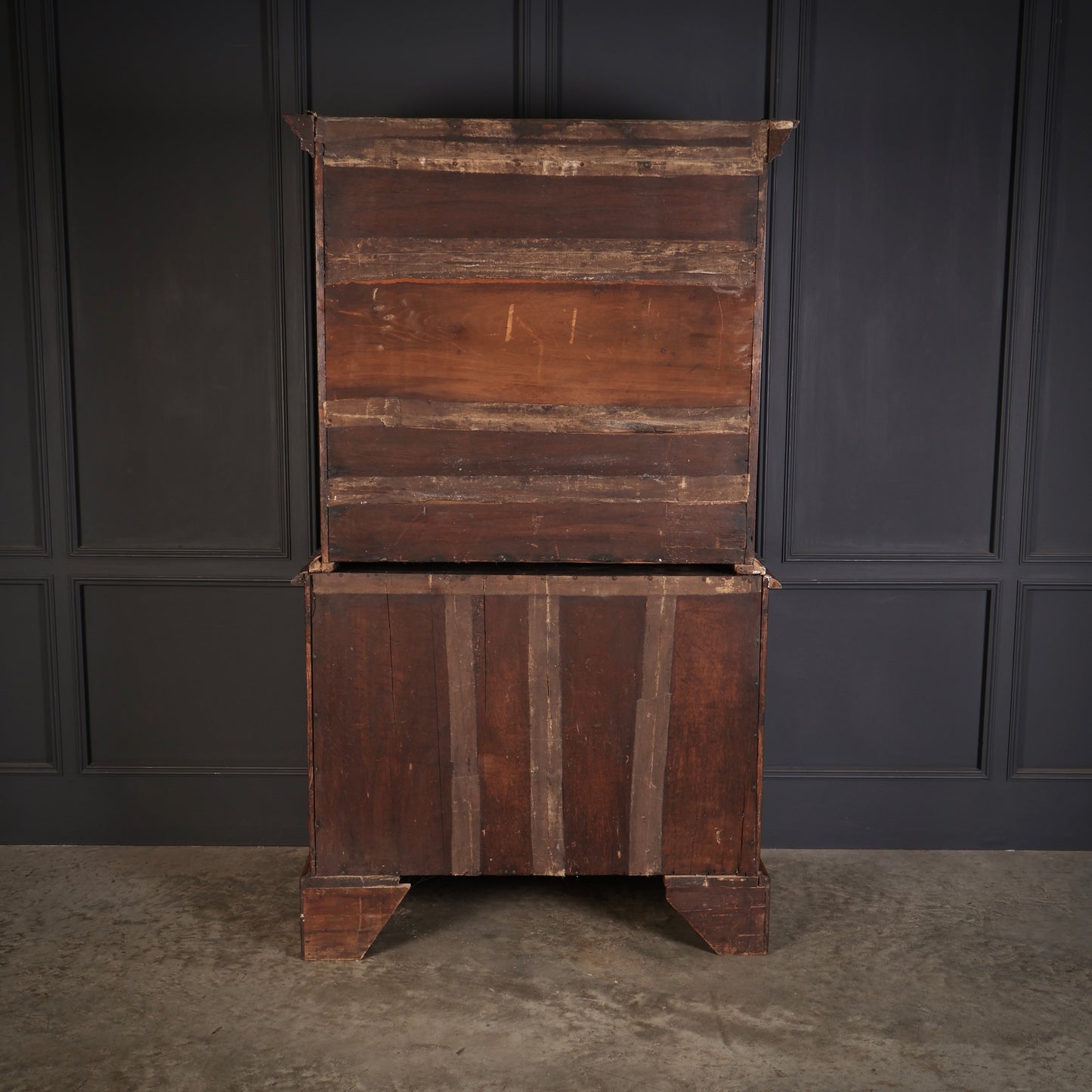 Queen Anne Walnut Cabinet on Chest