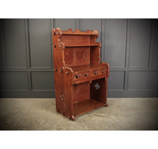 Rare Elm Dresser by Augustus Pugin