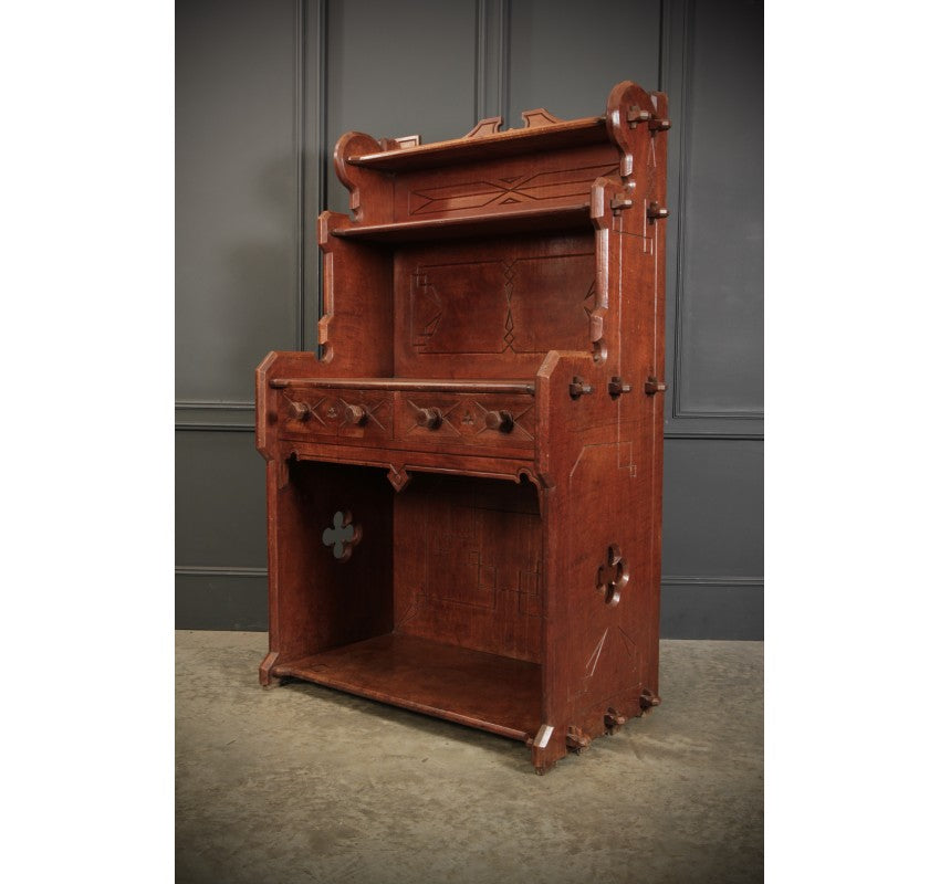 Rare Elm Dresser by Augustus Pugin