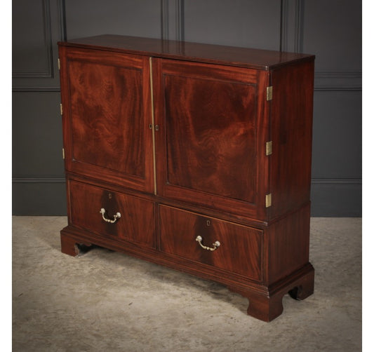 Rare Georgian Fitted Side Cabinet
