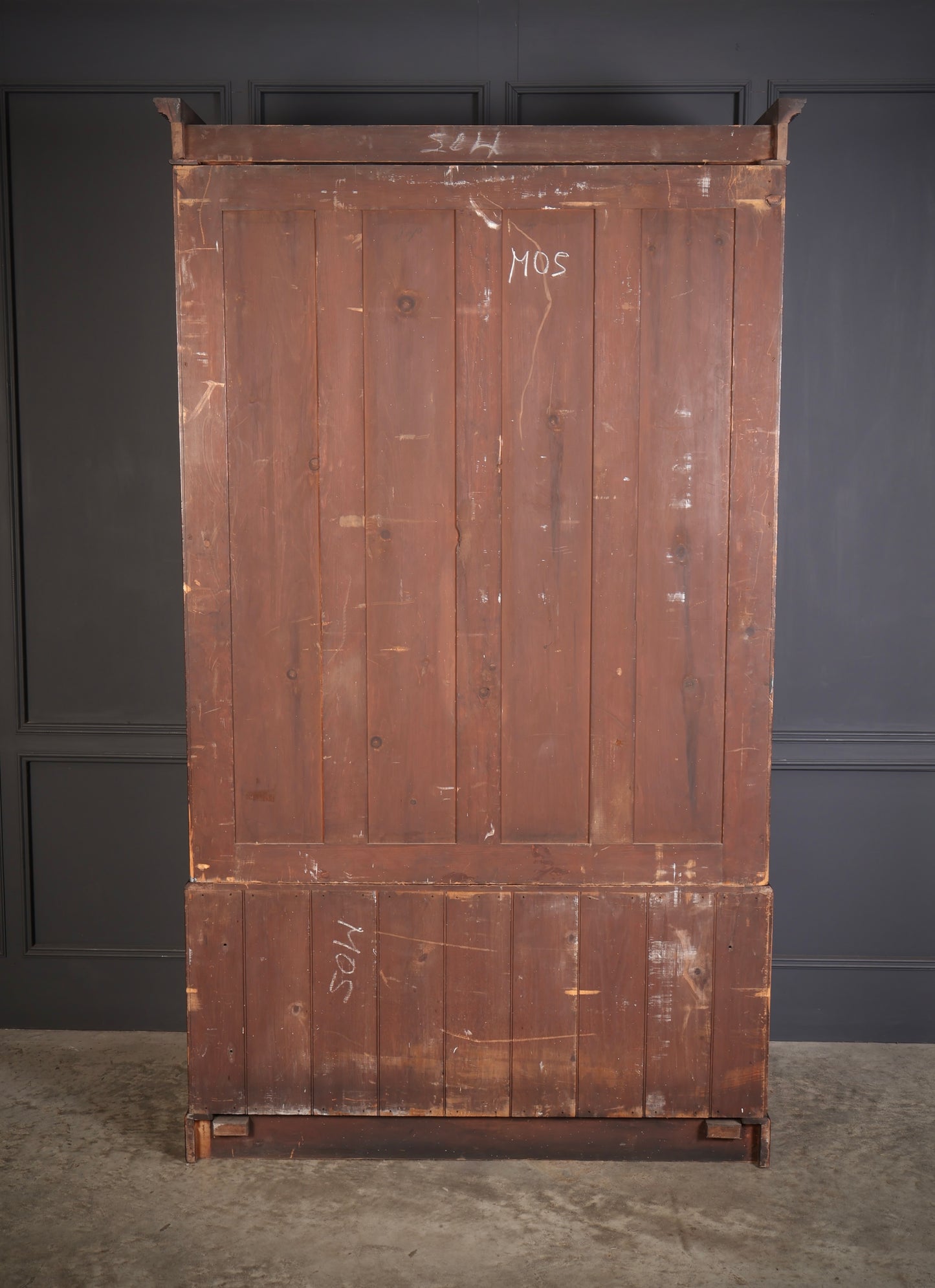 Regency Inlaid Mahogany Bow Front Wardrobe