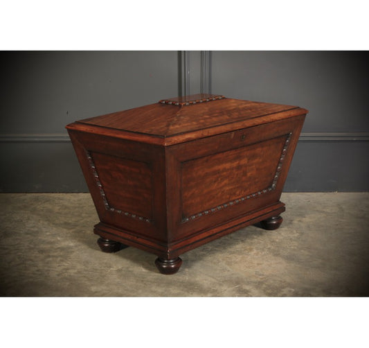 Regency Mahogany Sarcophagus Cellarette Box