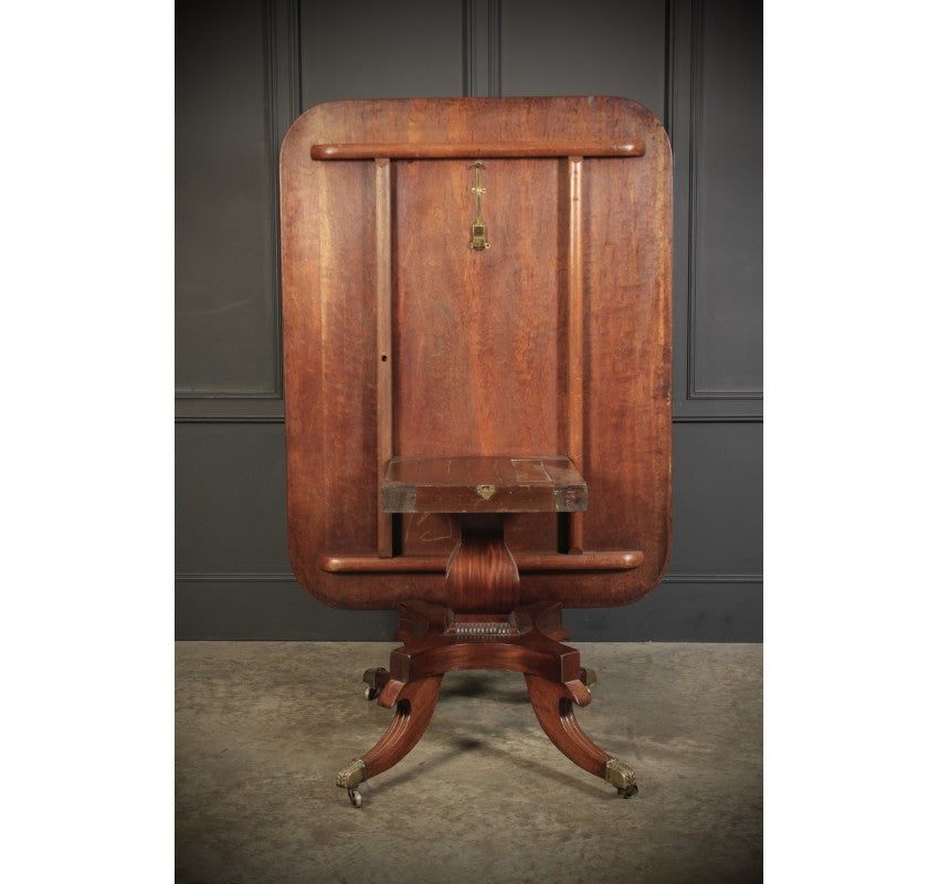 Regency Mahogany Tilt Top Table