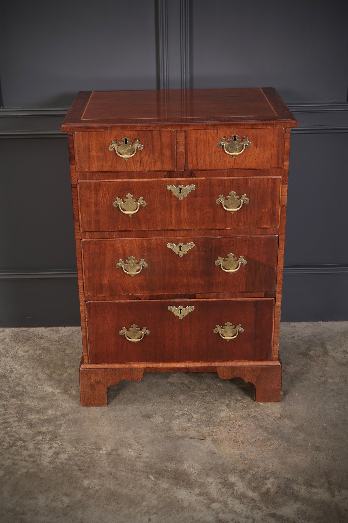 Georgian Mahogany Chest of Small Proportions