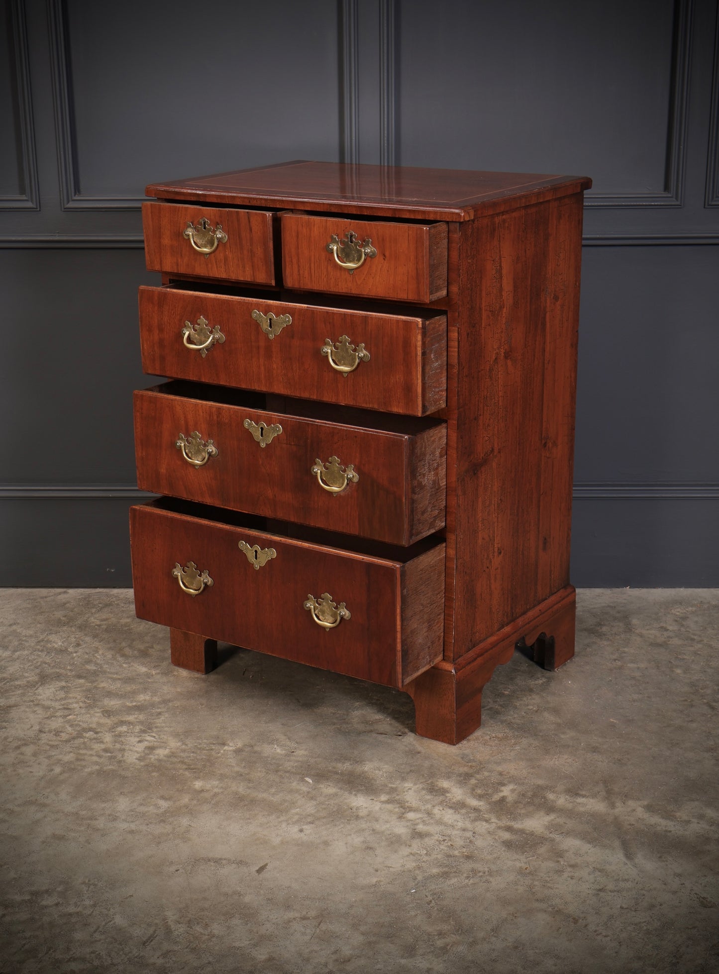 Georgian Mahogany Chest of Small Proportions