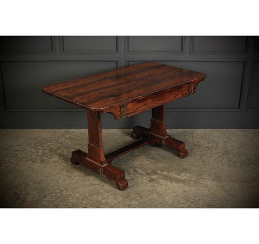 Regency Rosewood Library Writing Table