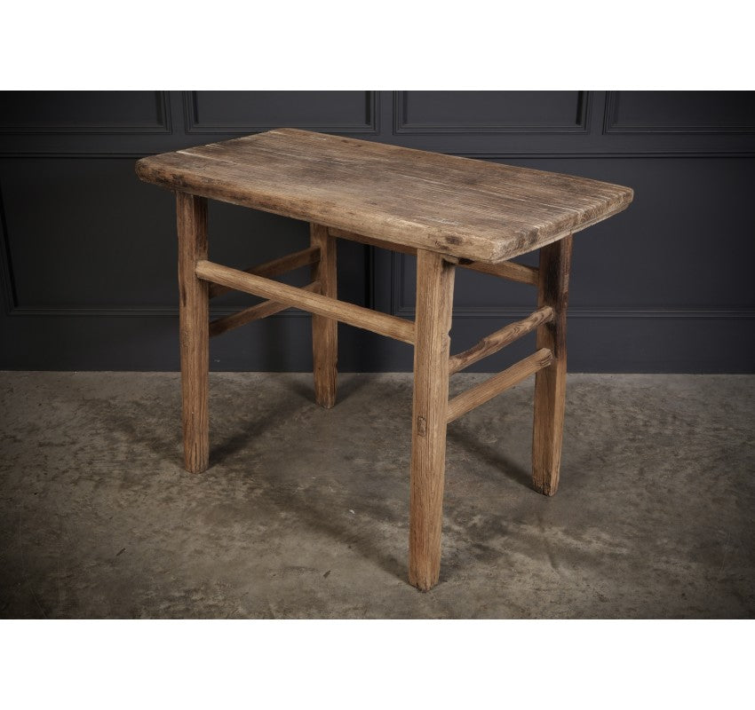 Rustic Chinese Elm Console Table