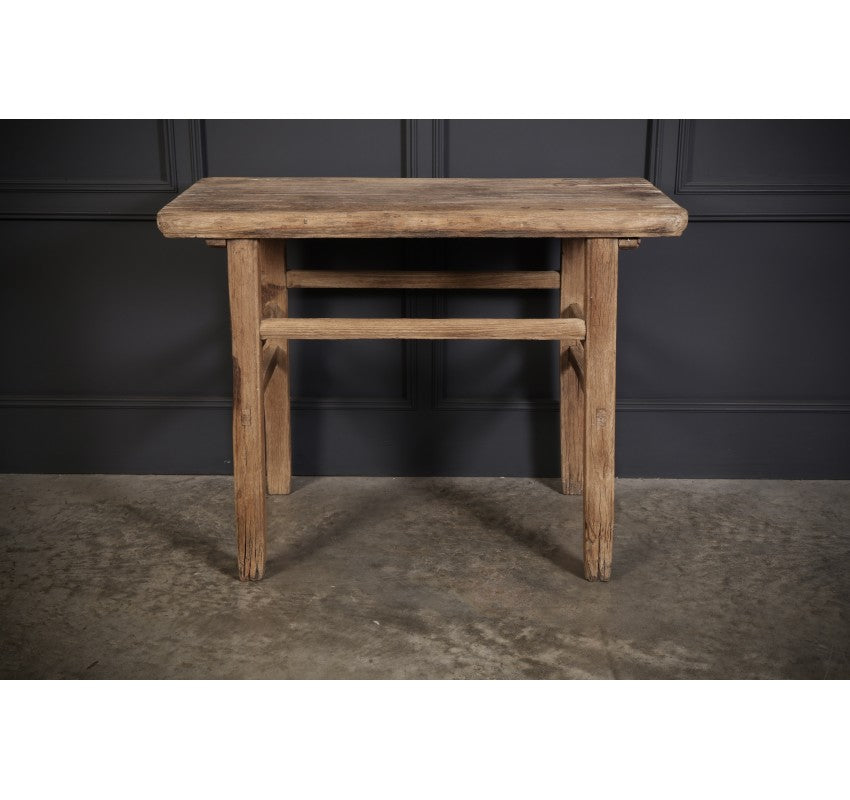 Rustic Chinese Elm Console Table