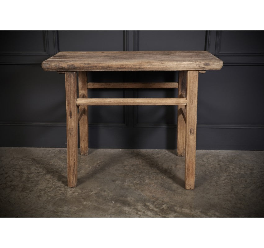 Rustic Chinese Elm Console Table