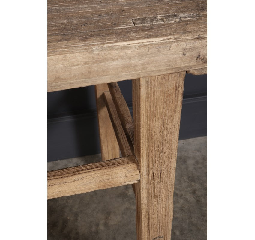 Rustic Chinese Elm Console Table
