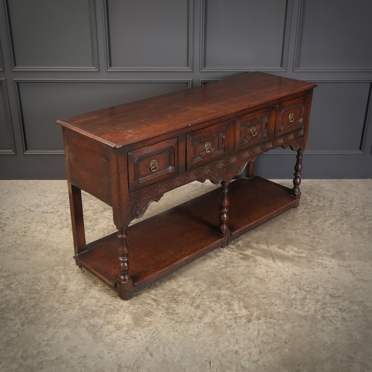 Rustic Oak Dresser Sideboard