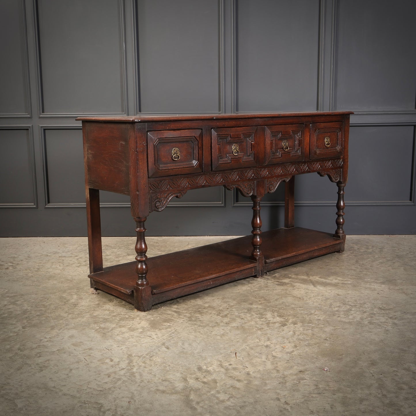 Rustic Oak Dresser Sideboard