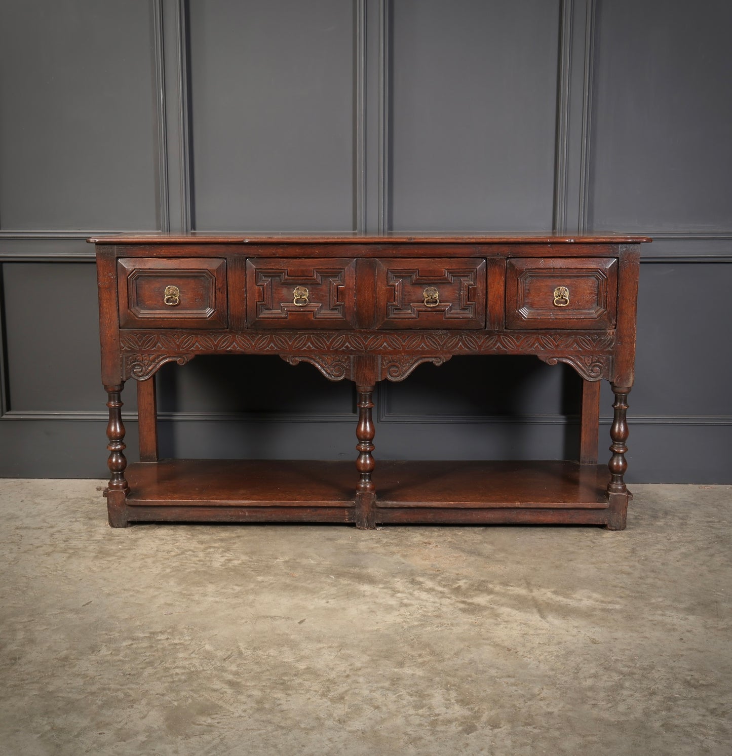 Rustic Oak Dresser Sideboard