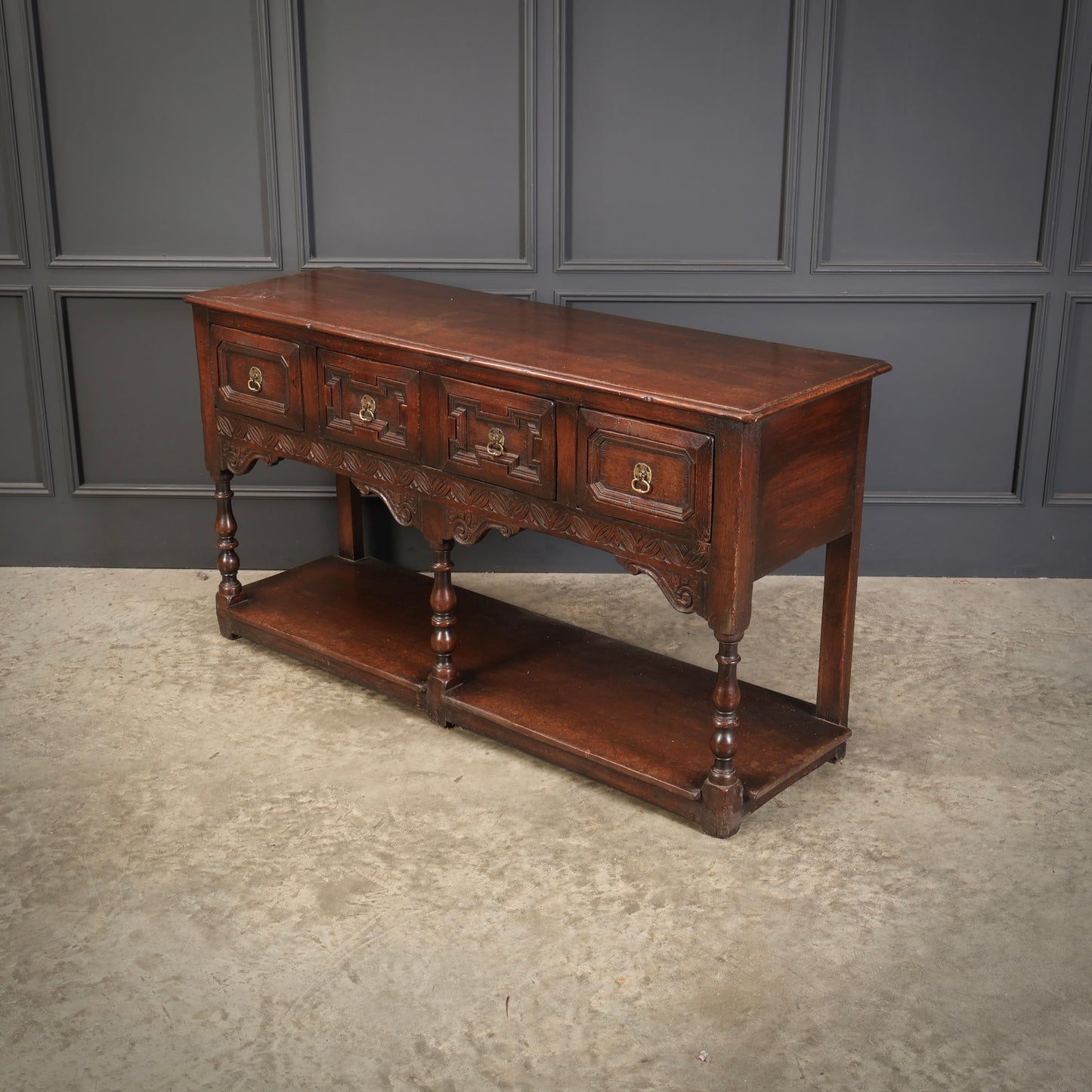 Rustic Oak Dresser Sideboard