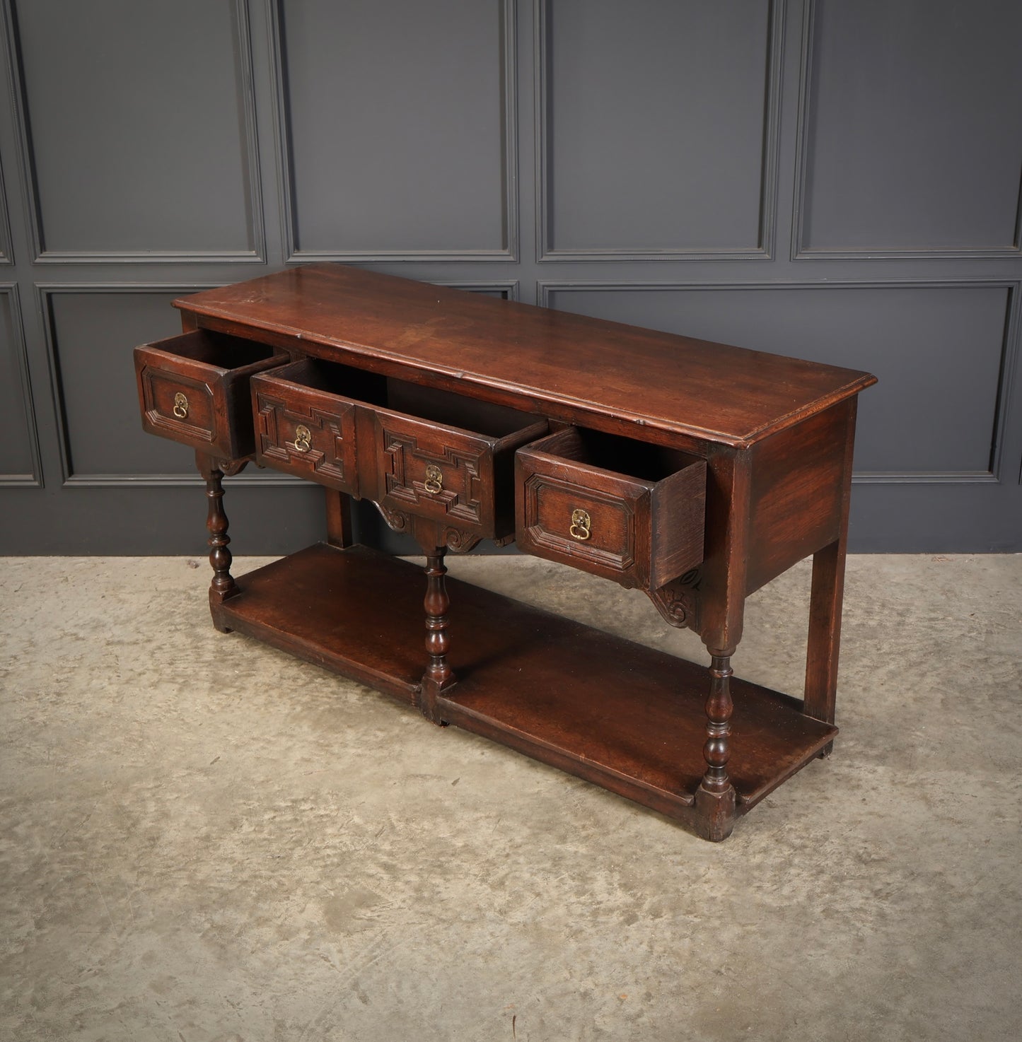 Rustic Oak Dresser Sideboard