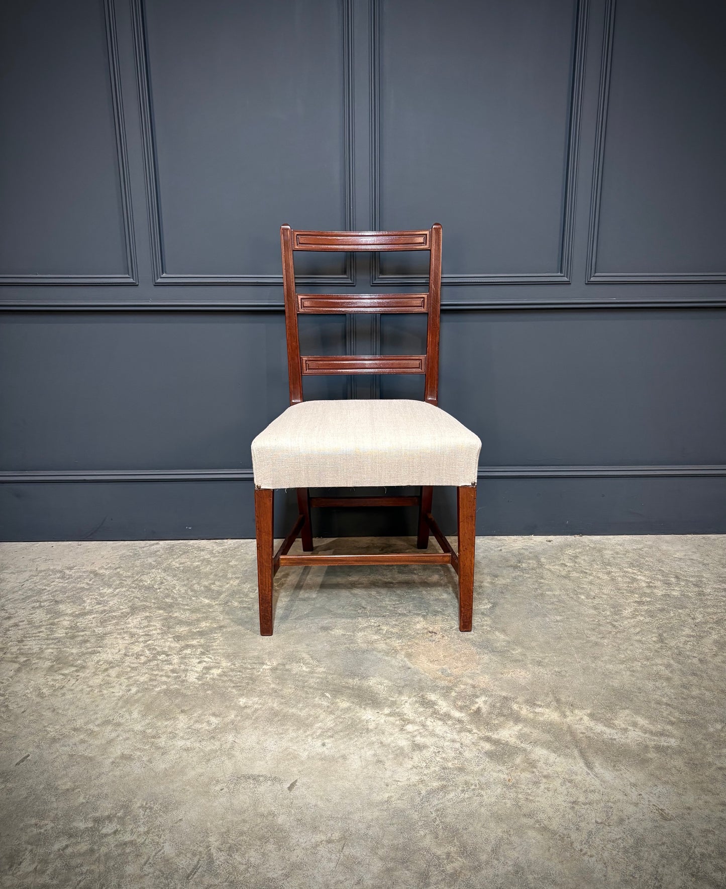 Set Of Eighteen Georgian Mahogany Dining Chairs