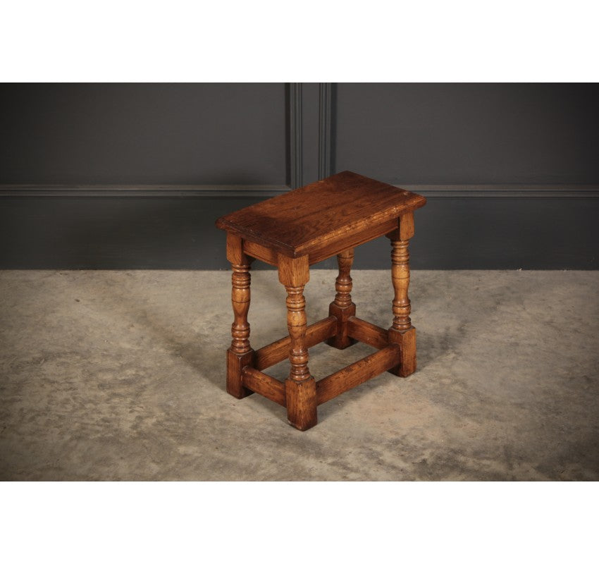 Solid Ipswich Oak Nest of 3 Tables