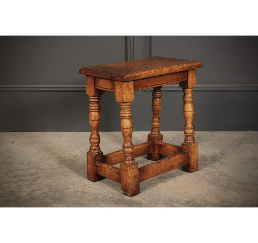 Solid Ipswich Oak Nest of 3 Tables