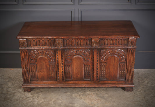 Solid Oak Coffer